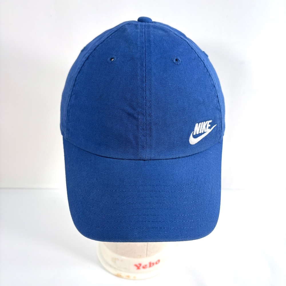 Nike Heritage86 Adjustable Hat Royal Blue‎ White Embroidered Logo Cap 102699